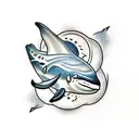 Orca tattoo design idea