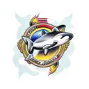 Orca tattoo design idea