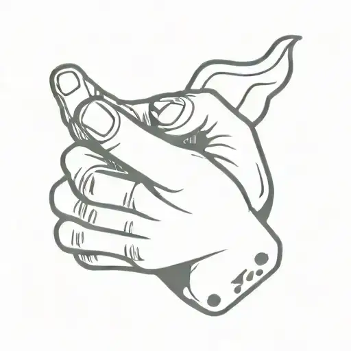 Socialist Fist holding dice tattoo design idea