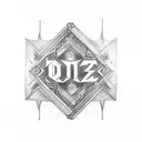 tattoo with the names of Zoe and Zach script  tattoo design idea