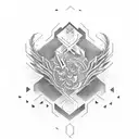 tattoo with the names of Zoe and Zach script  tattoo design idea