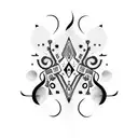 tattoo with the names of Zoe and Zach script  tattoo design idea