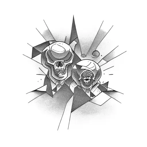 dad and son tattoo design idea