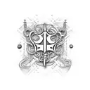 Corinthians  tattoo design idea