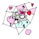 A heart that's a puzzle with a piece missing that has my partner tattoo design idea