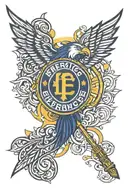 Fenerbahce logo tattoo design idea
