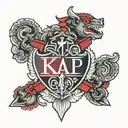 kappa alpha psi tattoo design idea