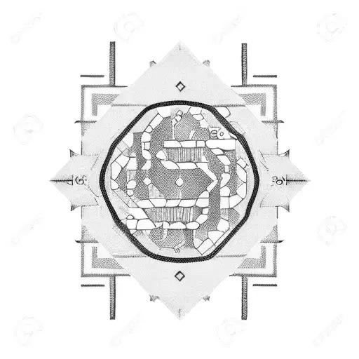 computer chip tattoo design idea