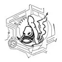 alien rapper  tattoo design idea