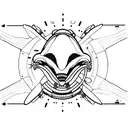 alien rapper  tattoo design idea