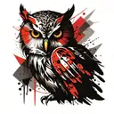 owl tattoo design idea
