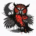 owl tattoo design idea