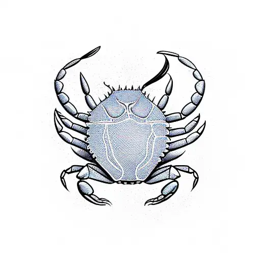 crab tattoo design idea
