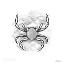 crab tattoo design idea