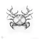 crab tattoo design idea