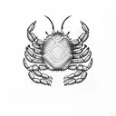 crab tattoo design idea