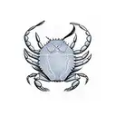 crab tattoo design idea