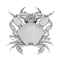 crab tattoo design idea
