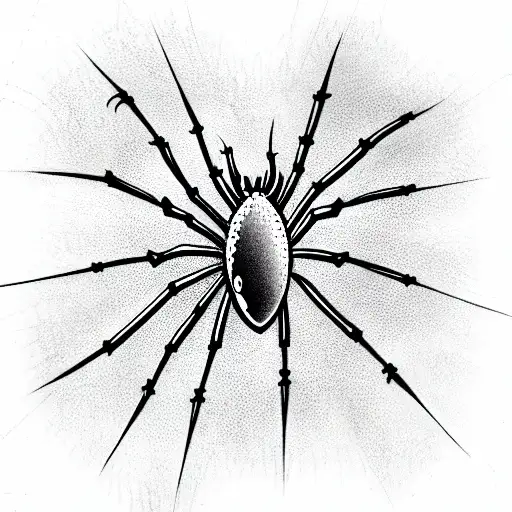 Spider tattoo design idea