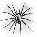 Spider tattoo design idea