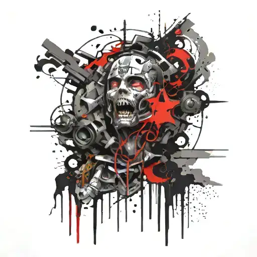 doom eternal sunshine tattoo design idea