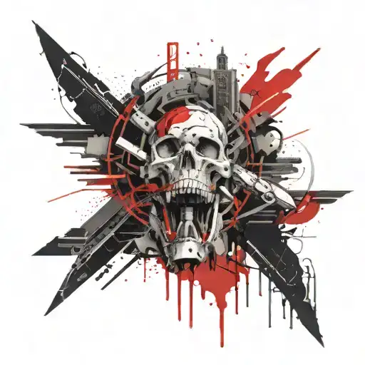 doom eternal sunshine tattoo design idea