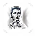 Elvis Presley  tattoo design idea