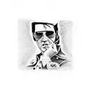 Elvis Presley  tattoo design idea