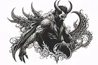 lucifer tattoo design idea