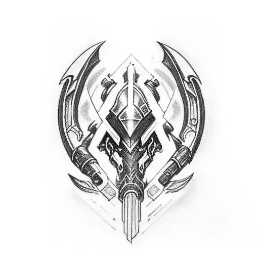 starcraft protoss tattoo design idea