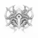 starcraft protoss tattoo design idea