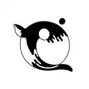 Orcas Arctic polar bear polar sun  tattoo design idea