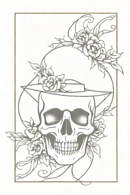 carpe diem memento mori tattoo design idea