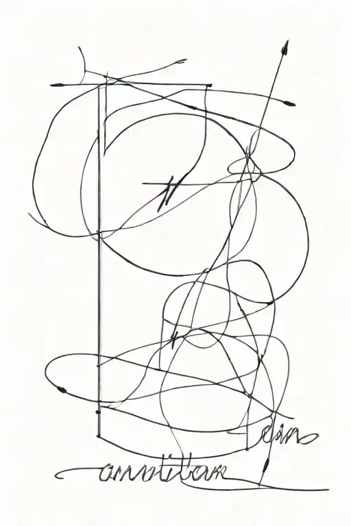 ambition, perseverance, determination tattoo design idea