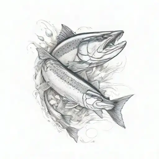 steelhead tattoo design idea