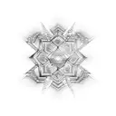 Diamond tattoo design idea