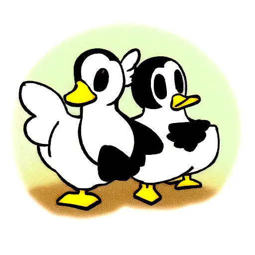 might ducks tattoo design idea