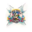 might ducks tattoo design idea