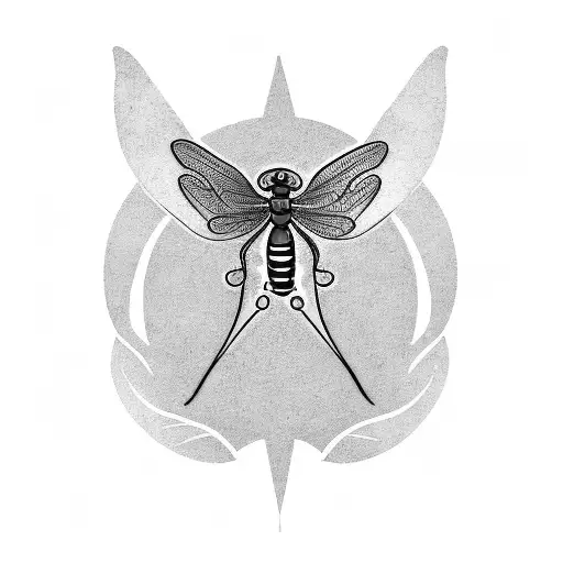 A tattoo to remember  five people who passed away. A Boston Red Sox "B", a “dragonfly”, a “butterfly”, a jets helmet,  tattoo design idea