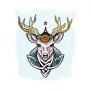 Celtic Stag tattoo design idea
