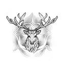Celtic Stag tattoo design idea