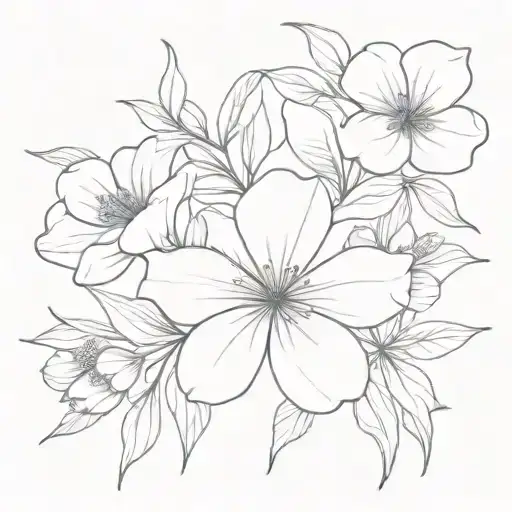 Wallflower fine line tattoo tattoo design idea