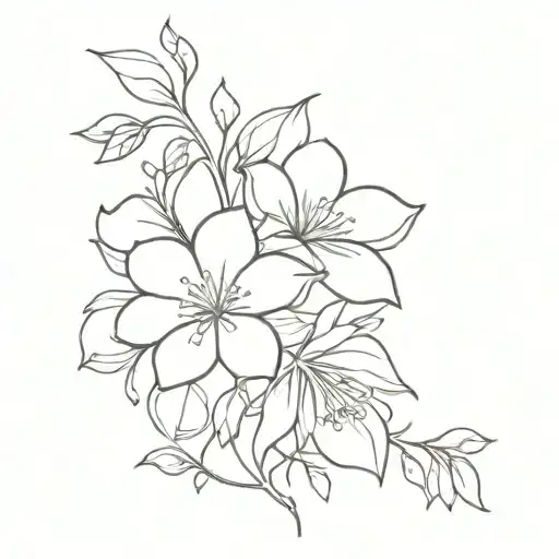 Wallflower tattoo design idea