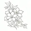 Wallflower tattoo design idea