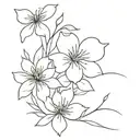 Wallflower tattoo design idea