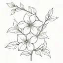 Wallflower tattoo design idea