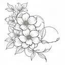 Wallflower tattoo design idea