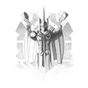 Thor protector of mankind tattoo design idea