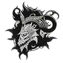 elden ring,the witcher signs tattoo design idea