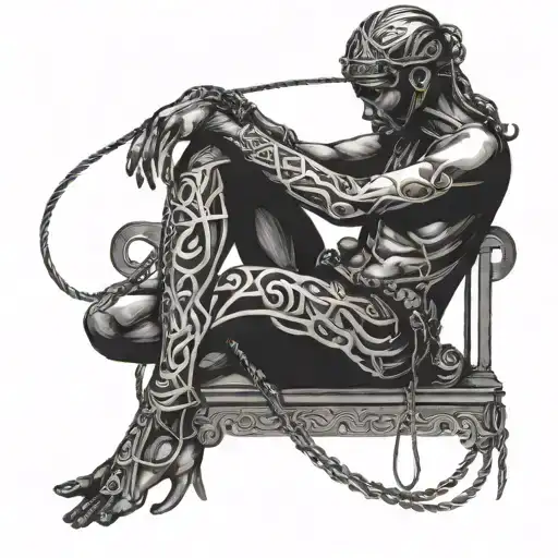 bdsm slavery tattoo design idea